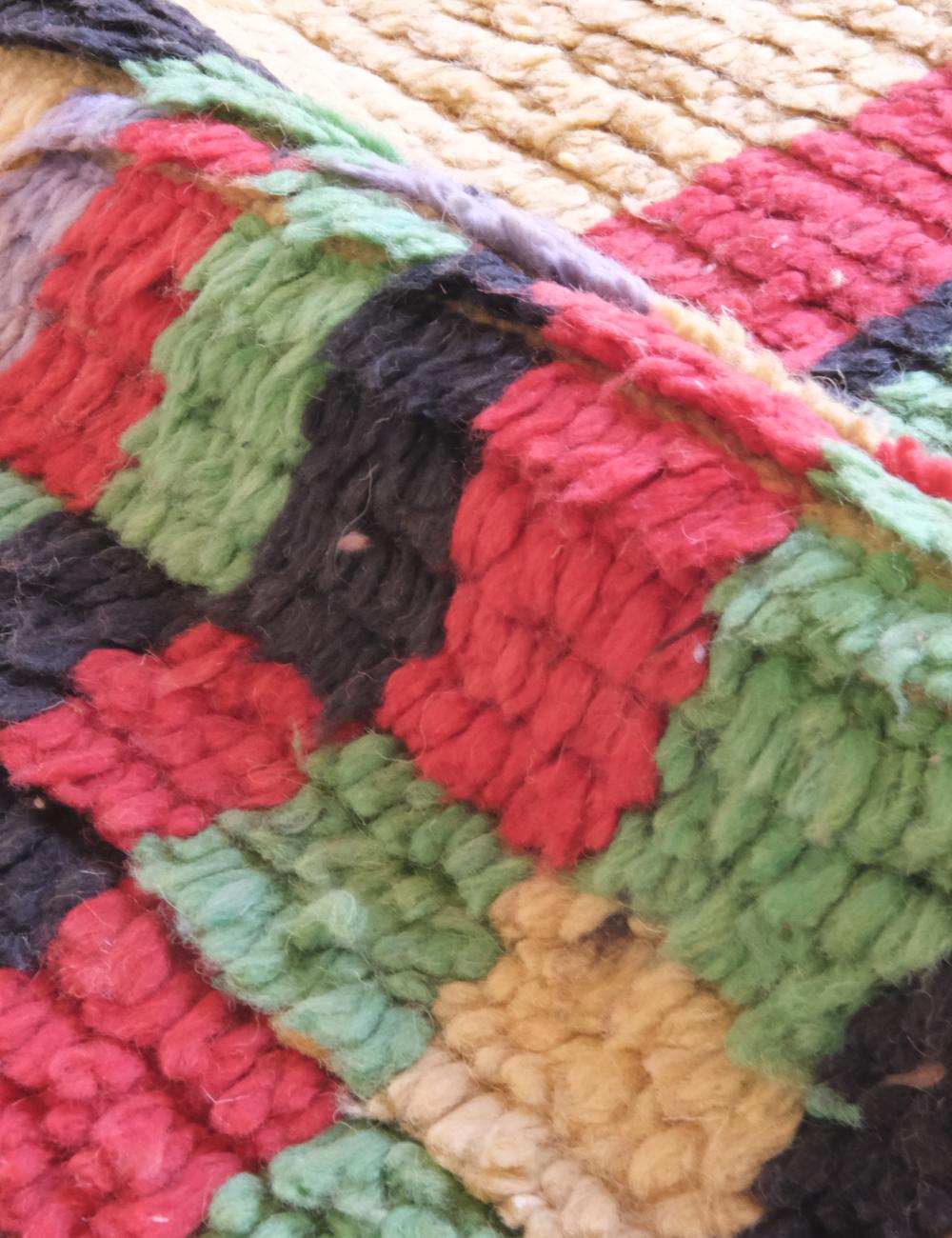 Colorful Moroccan Modern Wool Rug 8.2 x 5.7 ft / 250 x 175 cm