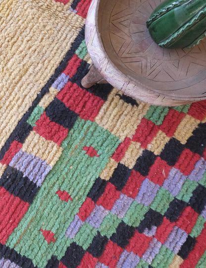 Colorful Moroccan Modern Wool Rug 8.2 x 5.7 ft / 250 x 175 cm - Surcoma