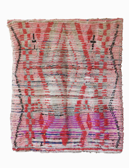 Authentic Berber Moroccan Rug 5.6 x 4.8 ft / 171 x 147 cm