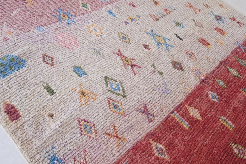 Moroccan Berber Wool Rug 10.2 x 7 ft / 312 x 216 cm - Surcoma
