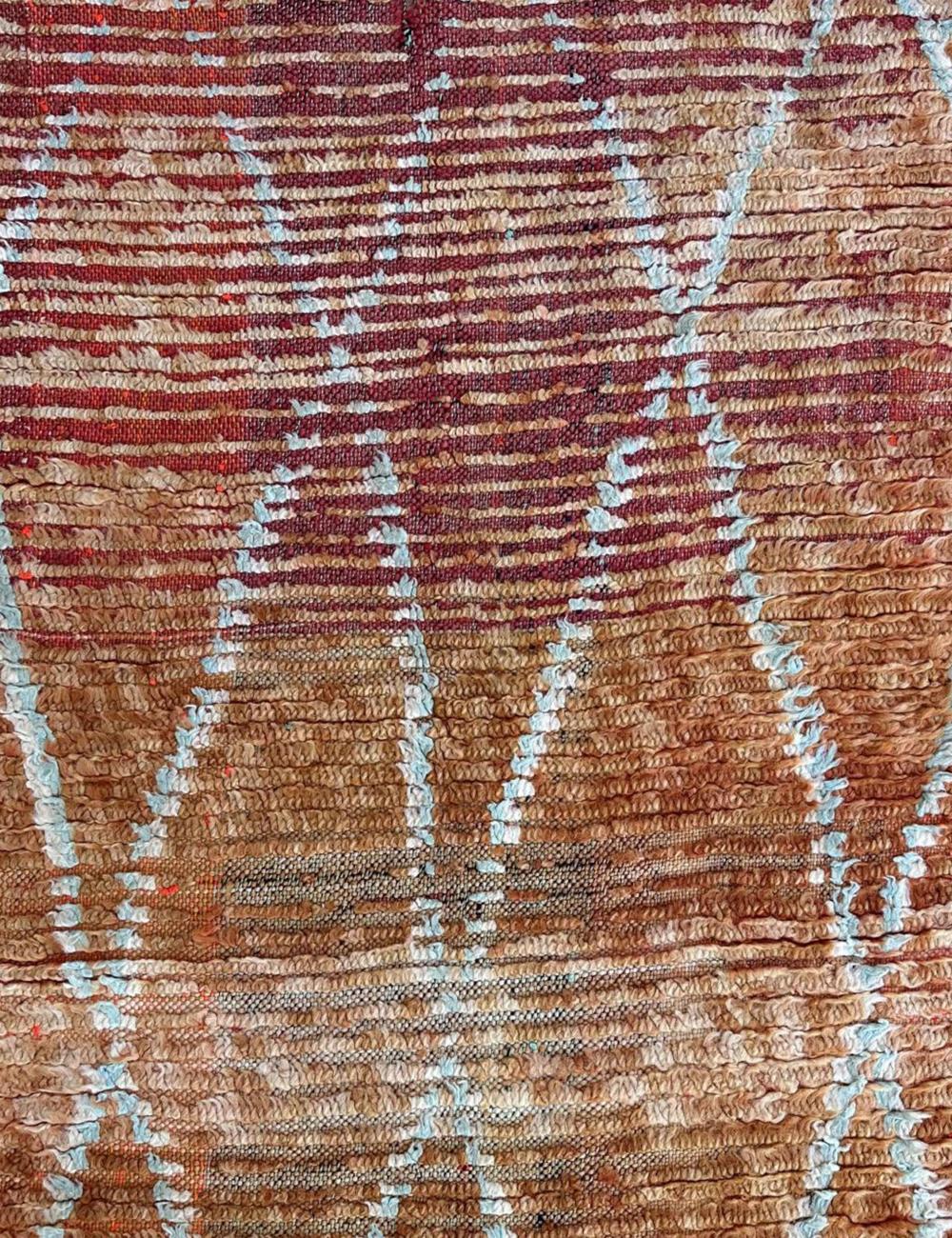 Ombré Berber Wool Runner Rug 9.8 x 3.2 ft / 300 x 98 cm