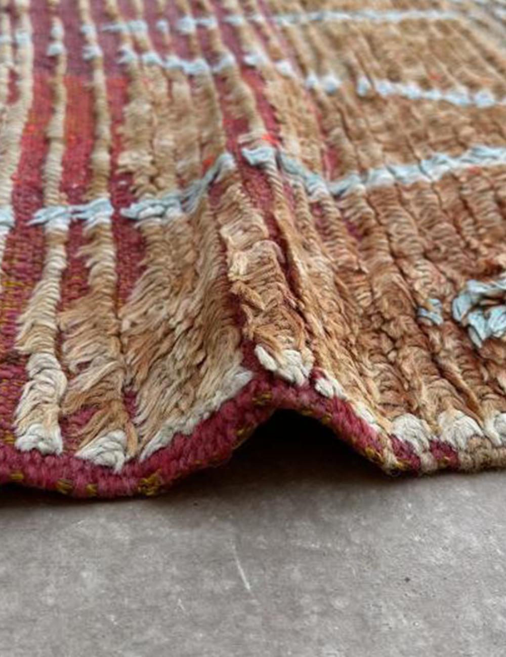 Ombré Berber Wool Runner Rug 9.8 x 3.2 ft / 300 x 98 cm