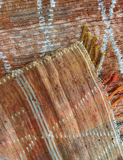 Ombré Berber Wool Runner Rug 9.8 x 3.2 ft / 300 x 98 cm