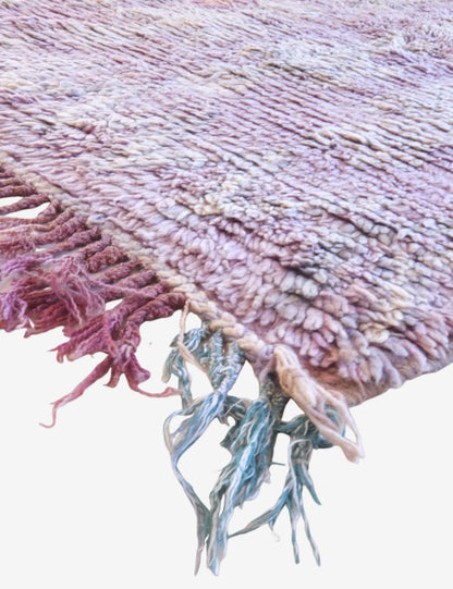 Lavender Purple Moroccan Rug 8.8 x 4.2 ft / 267 x 130 cm - Surcoma