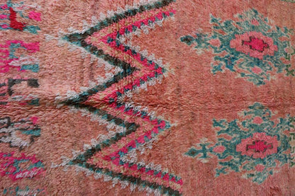 Moroccan Boujad Wool Rug 10.2 x 5.1 ft / 310 x 158 cm - Surcoma