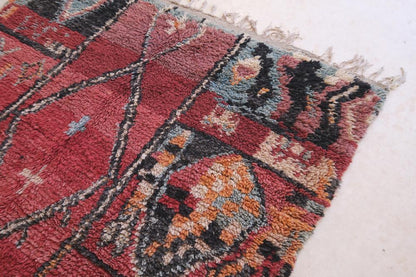 1990s Moroccan Abstract Wool Rug 10.6 x 5.2 ft / 323 x 159 cm - Surcoma
