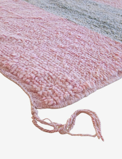 Striped Moroccan Boujad Rug 7.6 x 4.9 ft / 232 x 152 cm - Surcoma