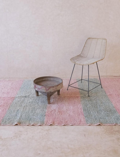 Striped Moroccan Boujad Rug 7.6 x 4.9 ft / 232 x 152 cm - Surcoma