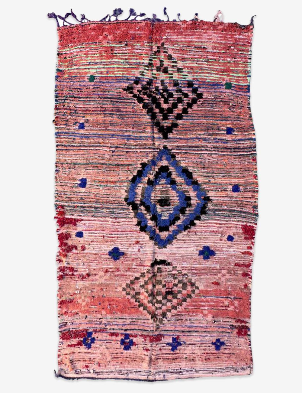 Vintage Moroccan Boujad Rug 9.4 x 5.4 ft / 287 x 167 cm