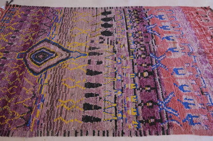 Abstract Moroccan Collectible Wool Rug 11 x 5.7 ft / 336 x 176 cm - Surcoma