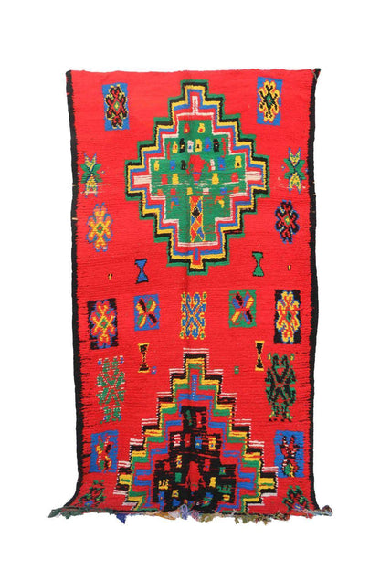 Moroccan Handwoven Boujad Rug 10.8 x 5.8 ft / 330 x 179 cm - Surcoma