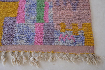 Moroccan Abstract Wool Rug 8.6 x 5.5 ft / 262 x 169 cm - Surcoma