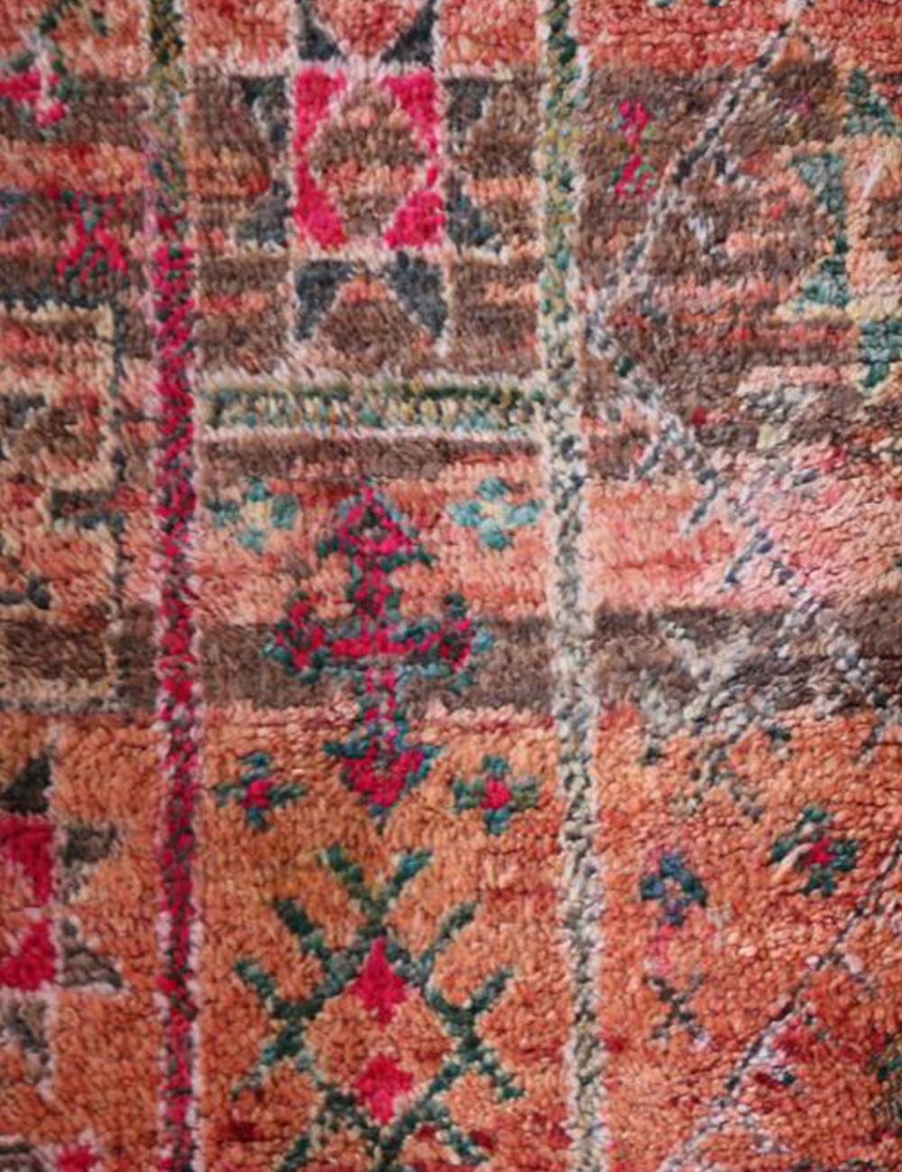 Earth Tone Moroccan Rug 8.8 x 5.8 ft / 269 x 178 cm