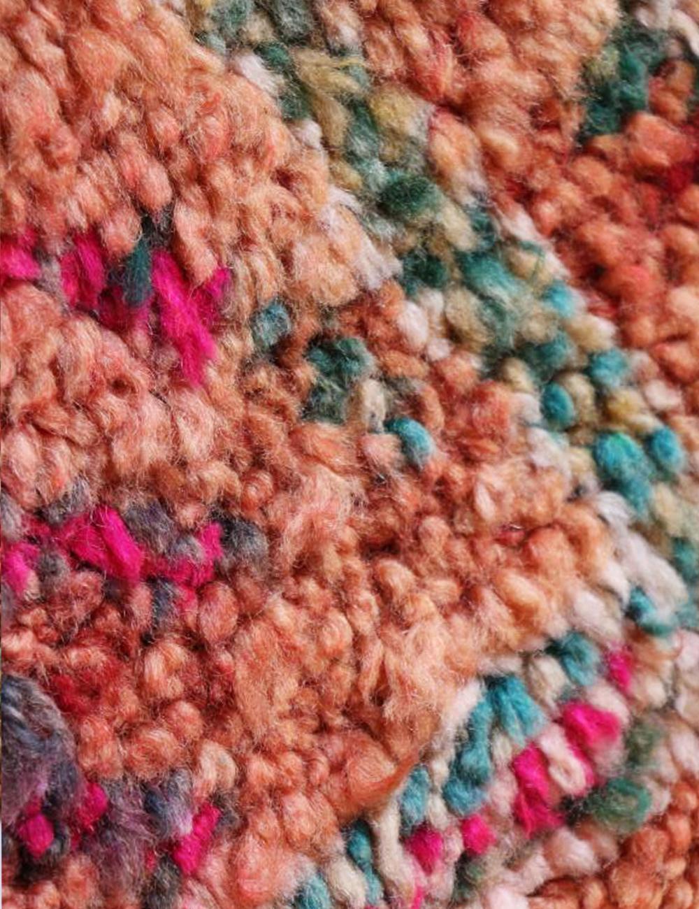 Earth Tone Moroccan Rug 8.8 x 5.8 ft / 269 x 178 cm