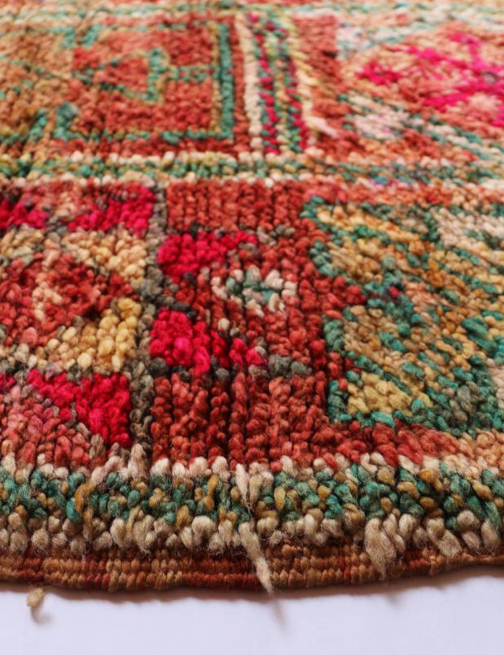 Earth Tone Moroccan Rug 8.8 x 5.8 ft / 269 x 178 cm