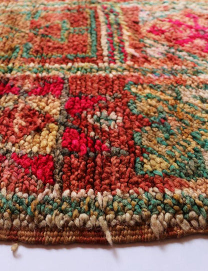 Earth Tone Moroccan Rug 8.8 x 5.8 ft / 269 x 178 cm