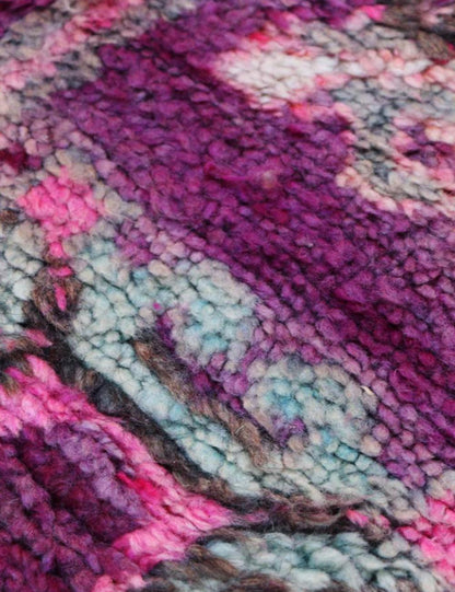 Moroccan Purple Wool Rug 11.3 x 6.5 ft / 344 x 200 cm