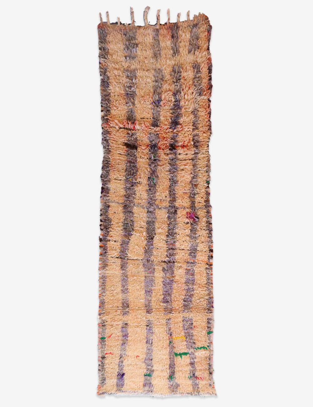 Vintage Moroccan Runner Rug 8.6 x 2.8 ft / 261 x 88 cm