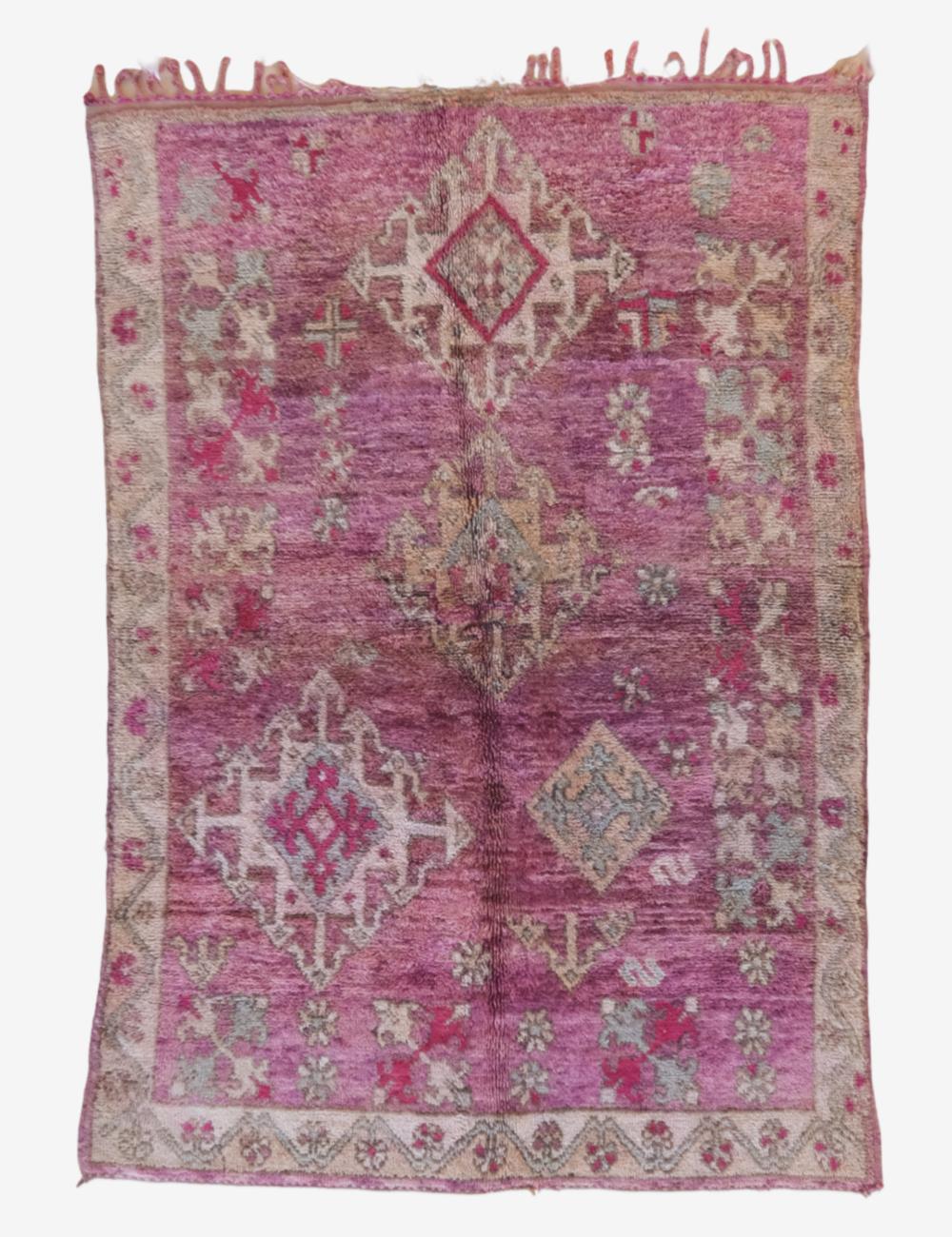 Boujad Vintage Moroccan Rug 8.2 x 5.5 ft / 249 x 170 cm