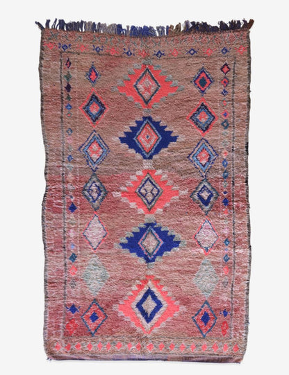 Boujad Moroccan Rug 8.2 x 5 ft / 250 x 155 cm - Surcoma