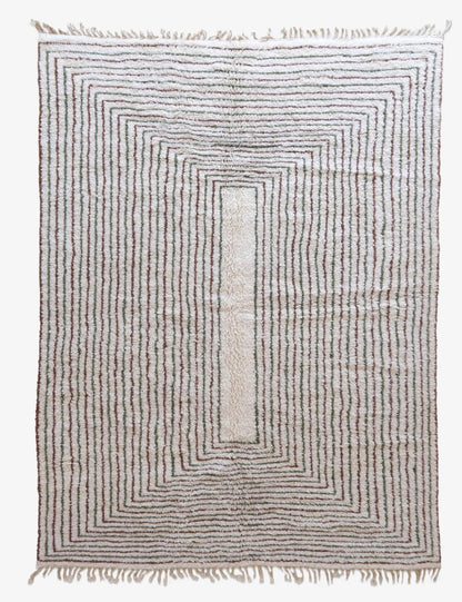 mid century moroccan rug 11.4 x 8.3 ft / 346 x 253 cm - Surcoma
