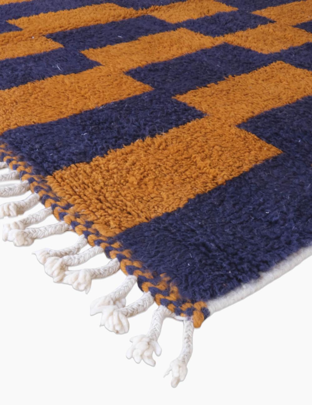 Geometric Wool Rug 9.8 x 6.8 ft / 298 x 210 cm