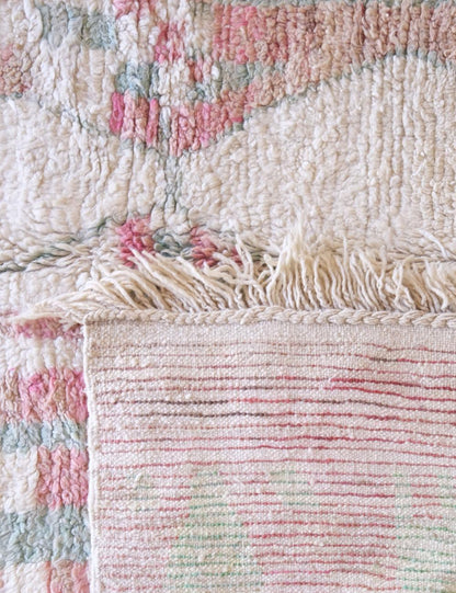 Neutral Moroccan Boujad Rug 10.1 x 6 ft / 308 x 184 cm - Surcoma