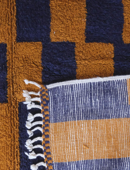 Geometric Wool Rug 9.8 x 6.8 ft / 298 x 210 cm - Surcoma