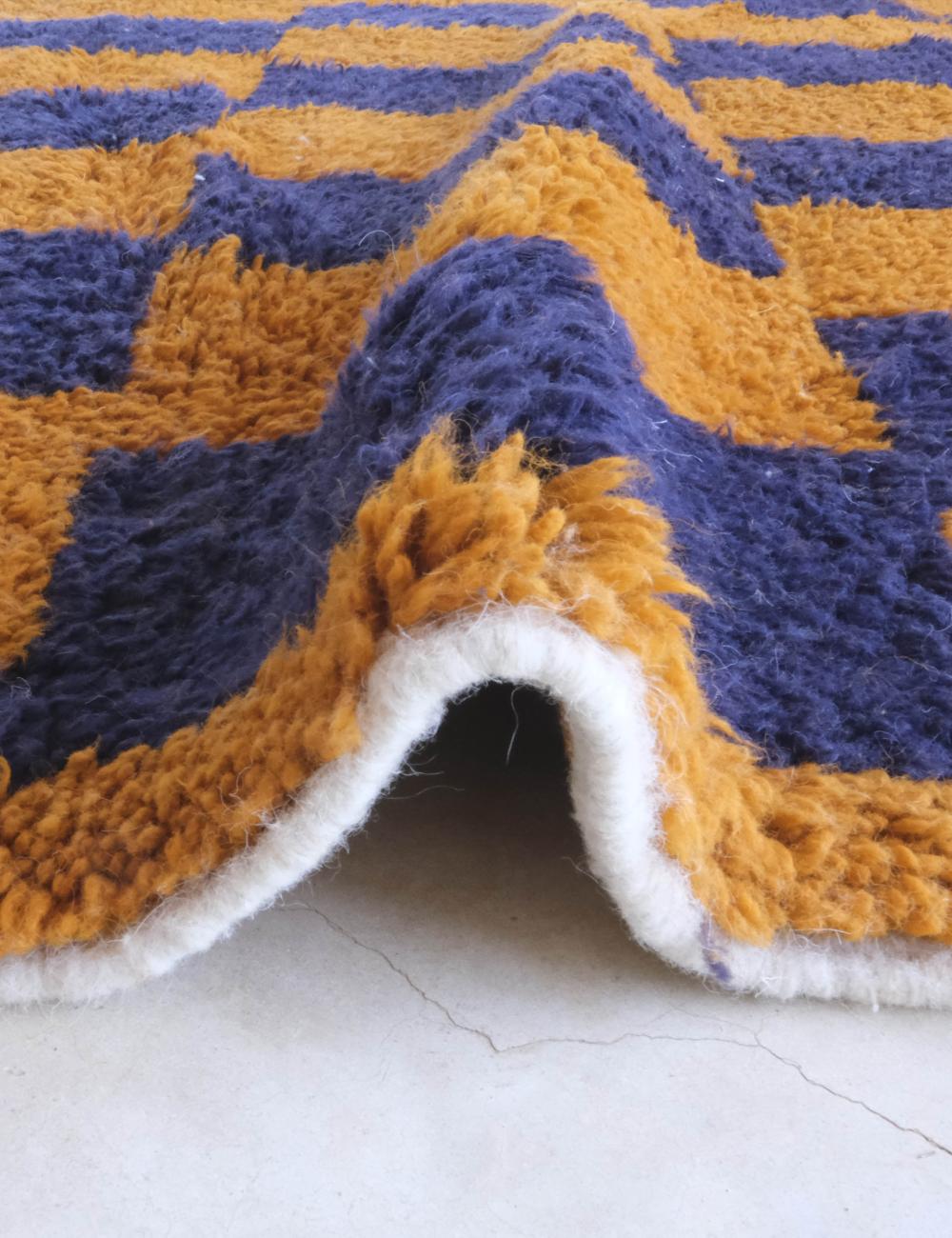 Geometric Wool Rug 9.8 x 6.8 ft / 298 x 210 cm