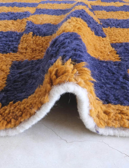 Geometric Wool Rug 9.8 x 6.8 ft / 298 x 210 cm - Surcoma