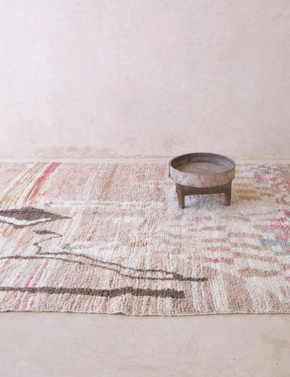 Neutral Moroccan Boujad Rug 10.1 x 6 ft / 308 x 184 cm - Surcoma