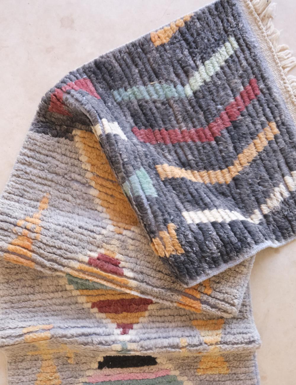 Boujad Moroccan Runner Rug 11.5 x 2.4 ft / 351 x 74 cm