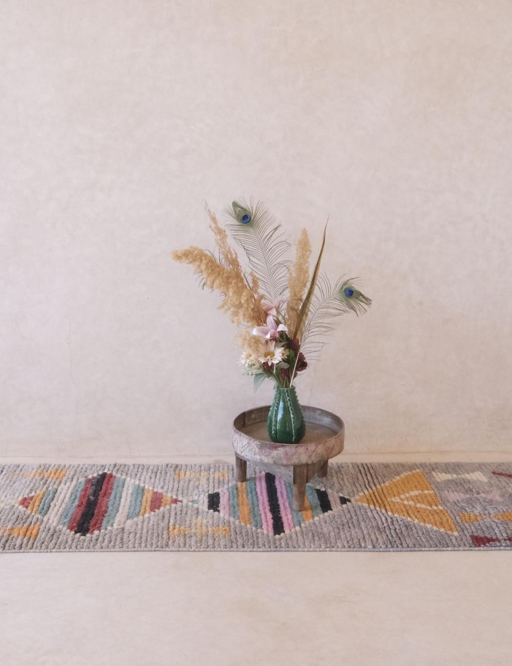Boujad Moroccan Runner Rug 11.5 x 2.4 ft / 351 x 74 cm