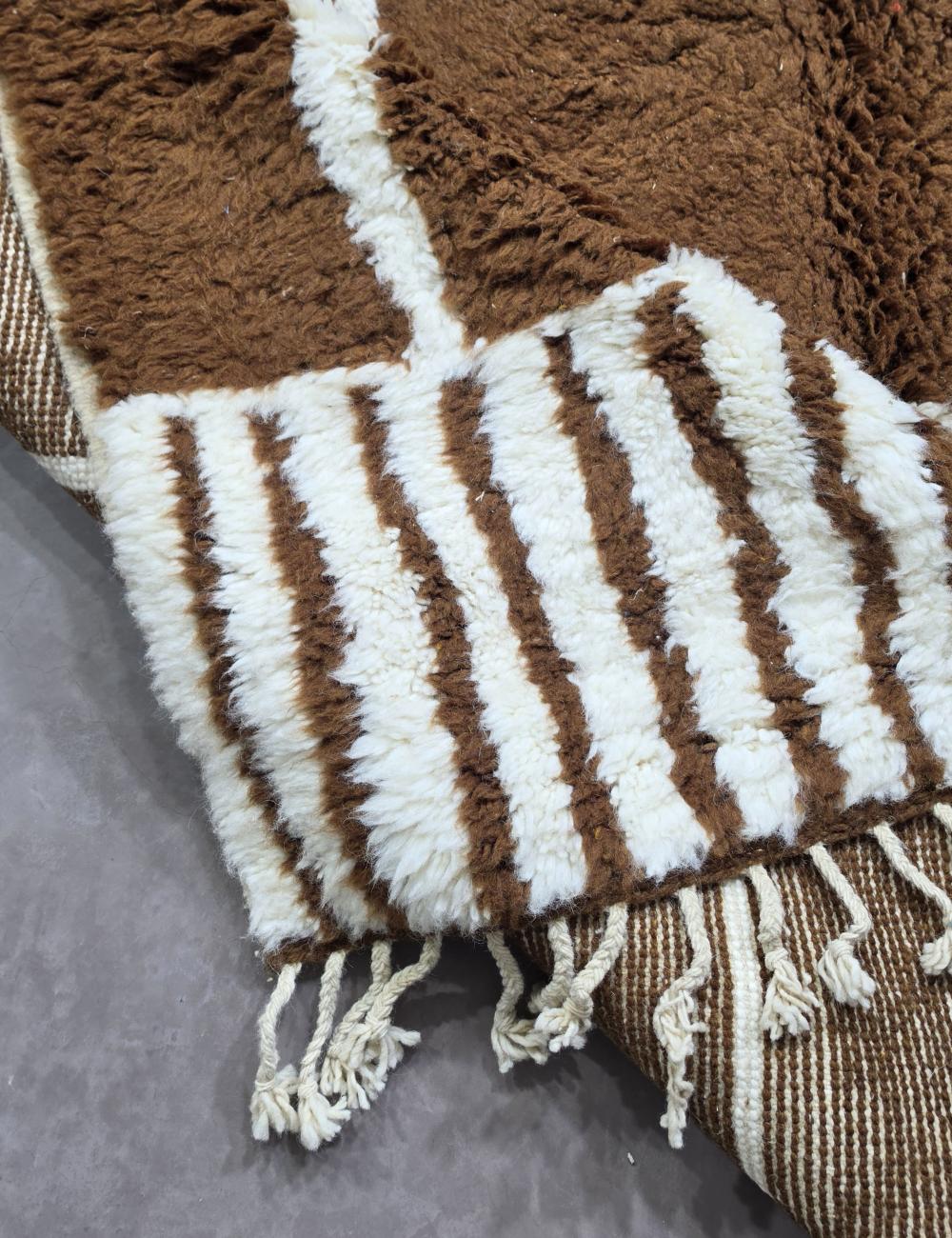 Brown Moroccan Area Rug 10.2 x 8.2 ft / 310 x 250 cm