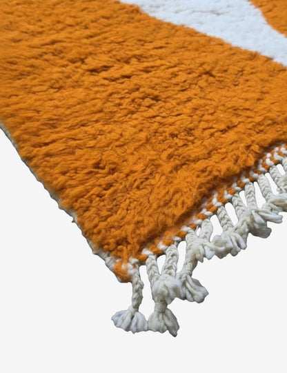 Burnt Orange Moroccan Rug 9.8 x 8.5 ft / 300 x 260 cm