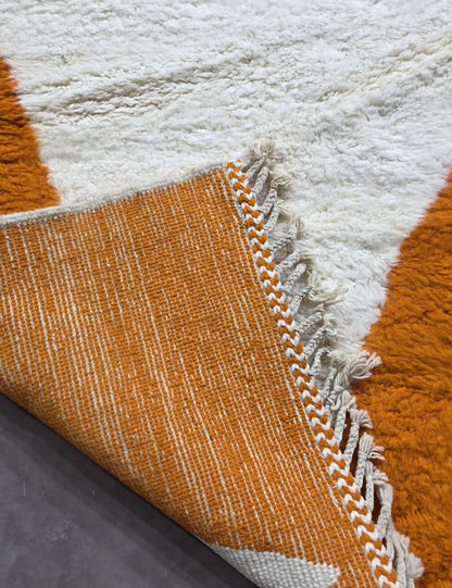 Burnt Orange Moroccan Rug 9.8 x 8.5 ft / 300 x 260 cm
