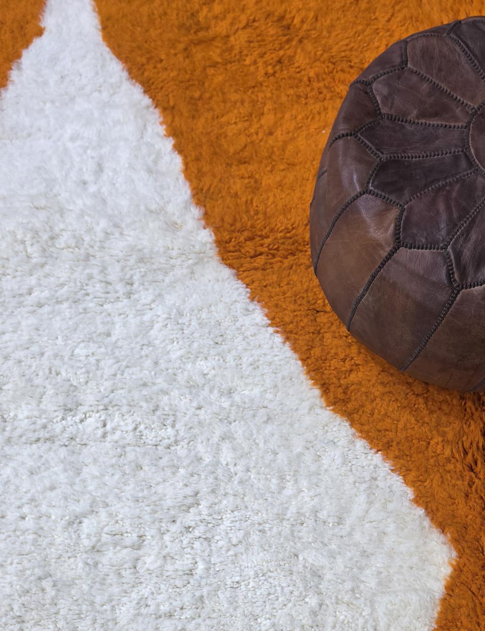 Burnt Orange Moroccan Rug 9.8 x 8.5 ft / 300 x 260 cm