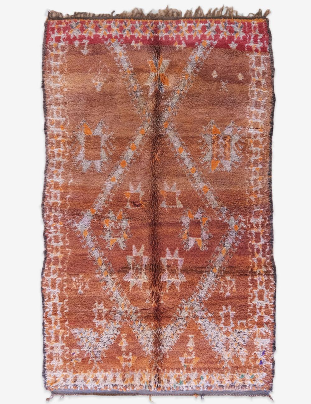 Collectible Moroccan Wool Rug 10.3 x 6.1 ft / 313 x 188 cm