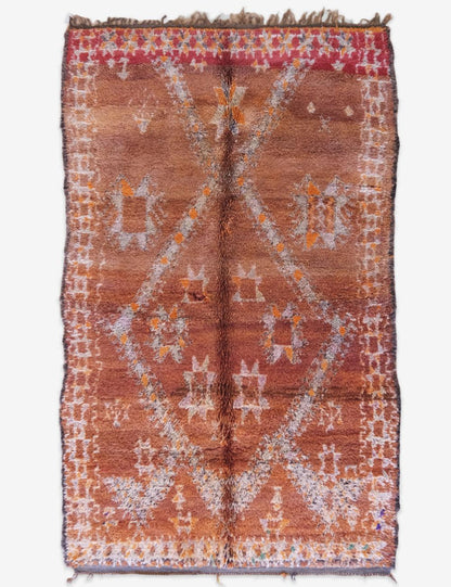 Collectible Moroccan Wool Rug 10.3 x 6.1 ft / 313 x 188 cm