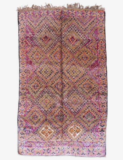 Collectible Moroccan Wool Rug 10.9 x 6.5 ft / 333 x 200 cm