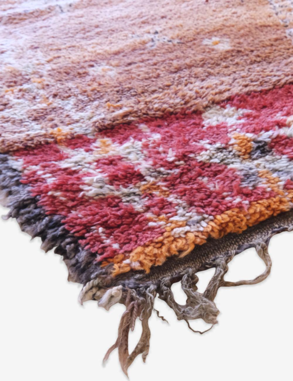 Collectible Moroccan Wool Rug 10.3 x 6.1 ft / 313 x 188 cm