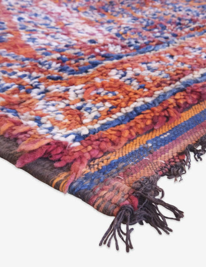 Collectible Moroccan Wool Rug 12.4 x 6.5 ft / 378 x 200 cm