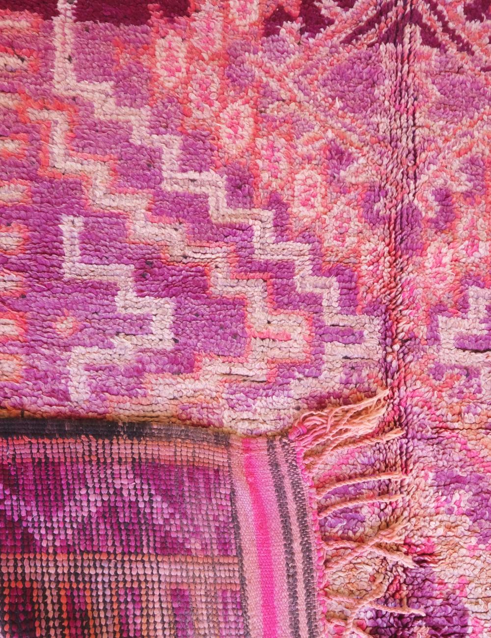 Collectible Moroccan Wool Rug 12.1 x 6.2 ft / 368 x 190 cm