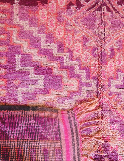 Collectible Moroccan Wool Rug 12.1 x 6.2 ft / 368 x 190 cm