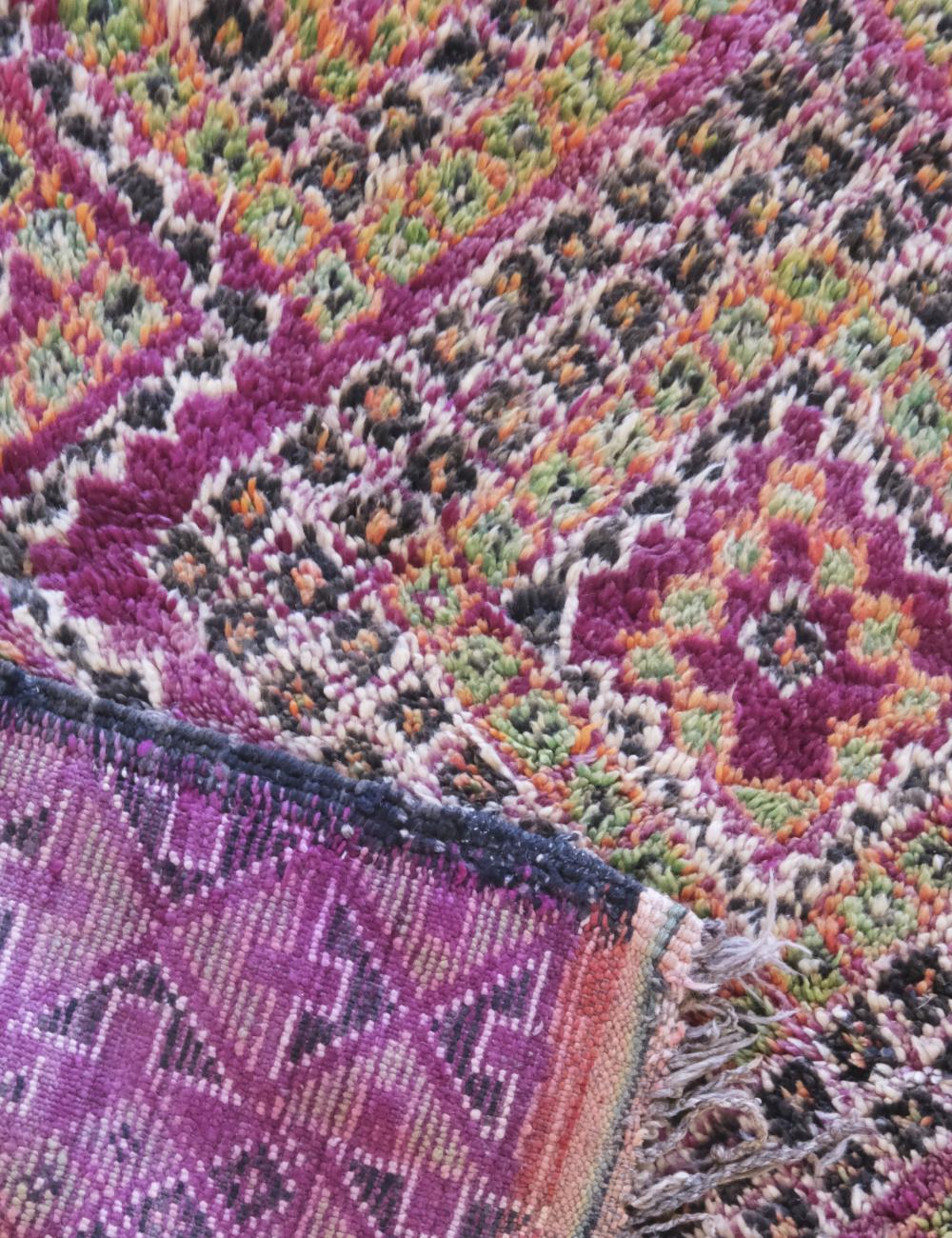 Collectible Moroccan Wool Rug 10.9 x 6.5 ft / 333 x 200 cm