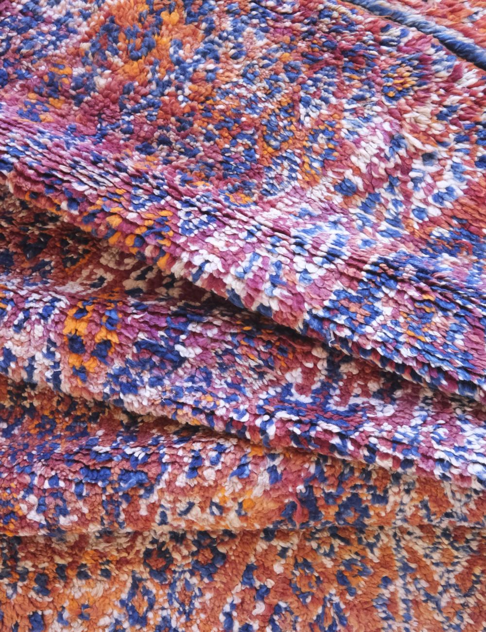 Collectible Moroccan Wool Rug 12.4 x 6.5 ft / 378 x 200 cm