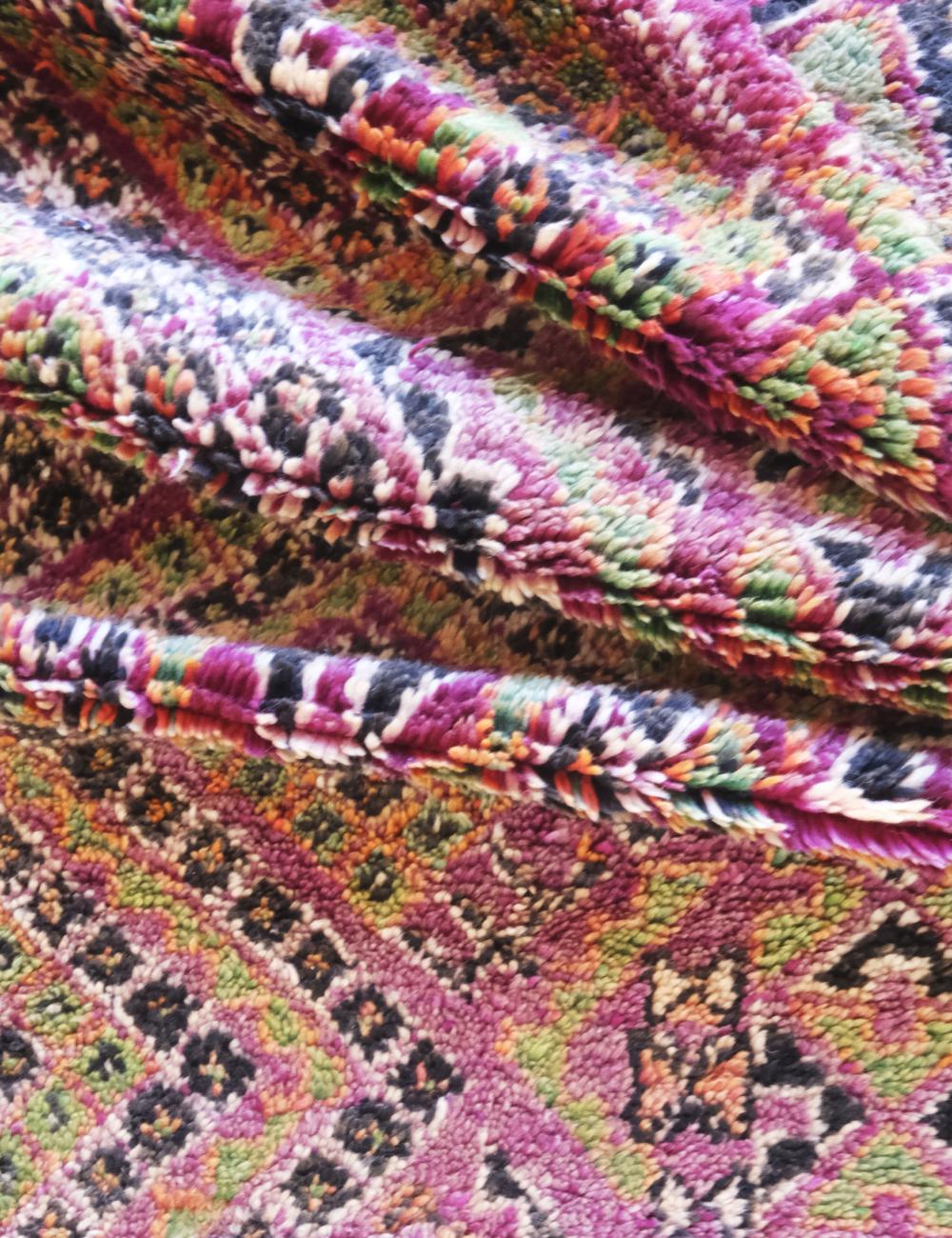 Collectible Moroccan Wool Rug 10.9 x 6.5 ft / 333 x 200 cm