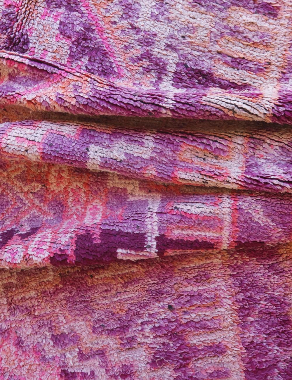 Collectible Moroccan Wool Rug 12.1 x 6.2 ft / 368 x 190 cm