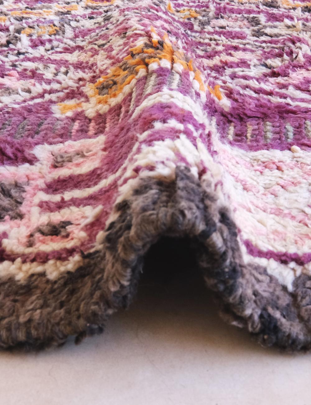 Collectible Moroccan Wool Rug 12.7 x 6.4 ft / 387 x 196 cm