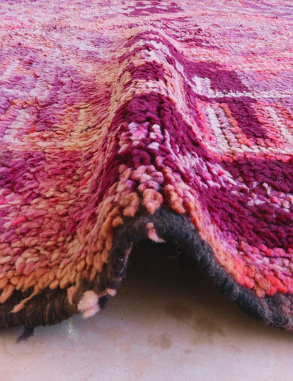 Collectible Moroccan Wool Rug 12.1 x 6.2 ft / 368 x 190 cm